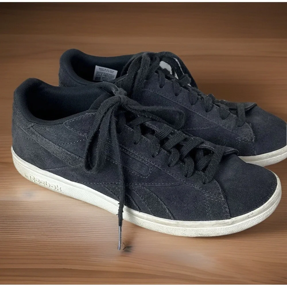 Reebok Classic Shoes Women's Size 7.5 Sneakers Charcoal Gray Suede Skate Y2K
